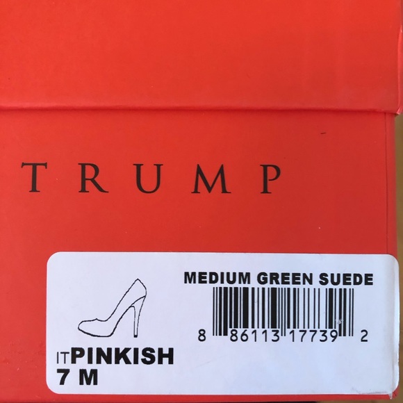 Ivanka Trump “Pinkish” pumps - Green Suede - 7 - Picture 7 of 8